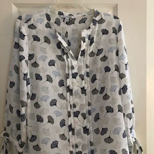 White loose fitting blouse